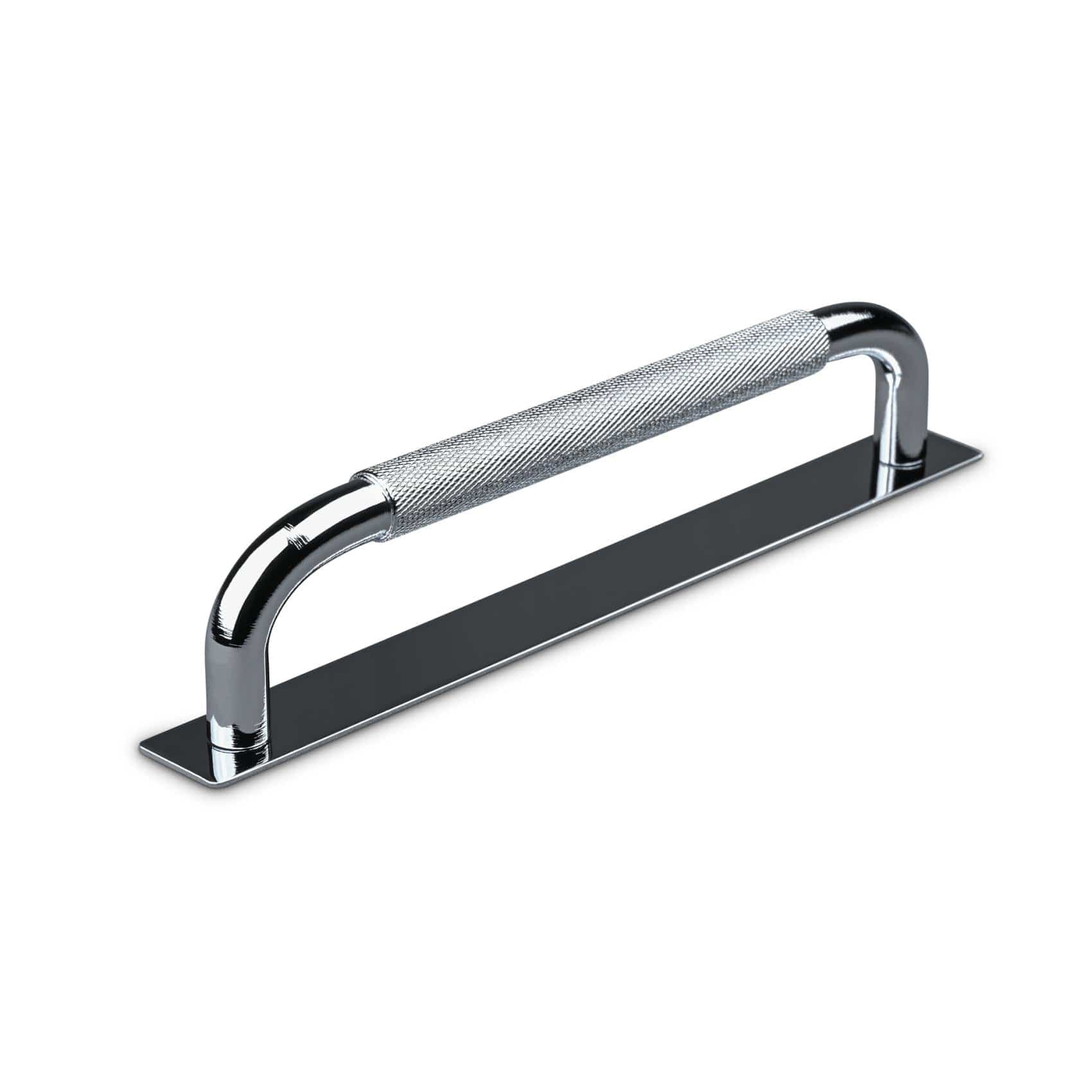 Perugia Cross | Greb i Blank Krom med bagplade L 170 mm (C/C 160 mm) Theofils TF-10200136-BP FINICC