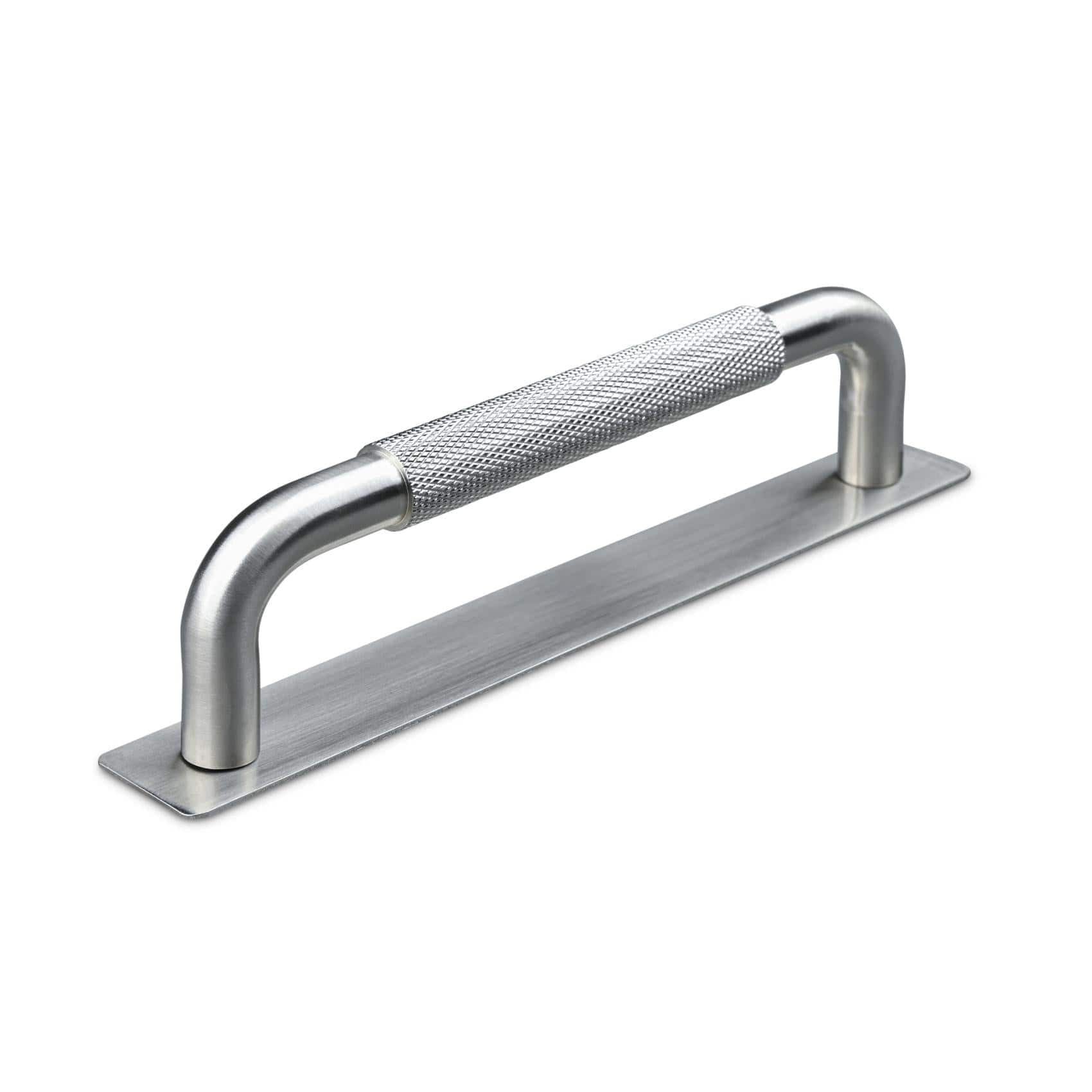 Perugia Cross | Greb i Rustfrit Stål Finish med bagplade L 138 mm (C/C 128 mm) Theofils TF-10200353-BP FINICC