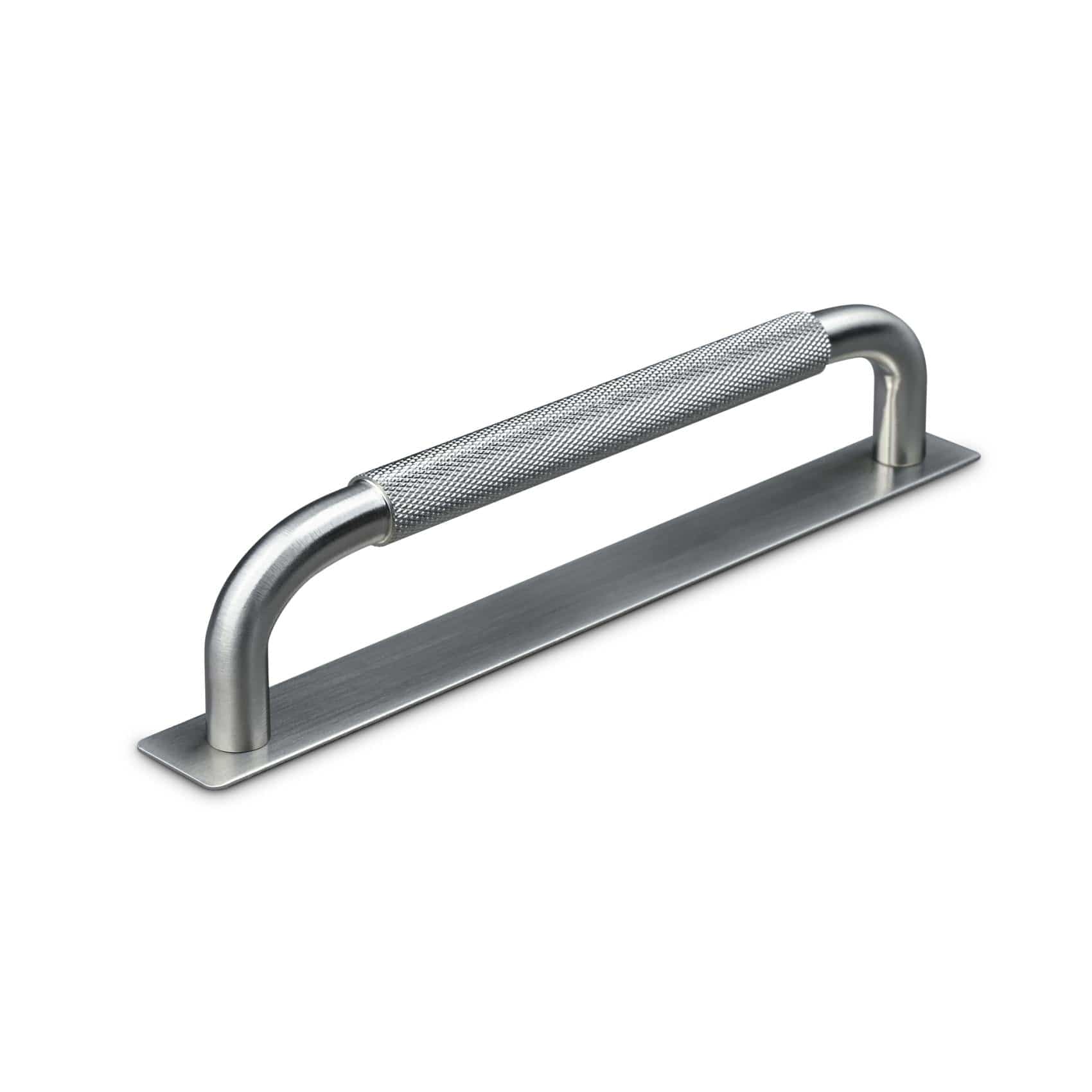 Perugia Cross | Greb i Rustfrit Stål Finish med bagplade L 170 mm (C/C 160 mm) Theofils TF-10200137-BP FINICC