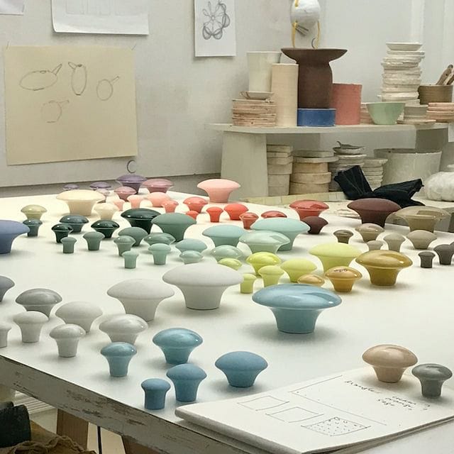 Plain Yellow | Møbelknop eller Knage i Porcelæn / Gul Anne Black FINICC