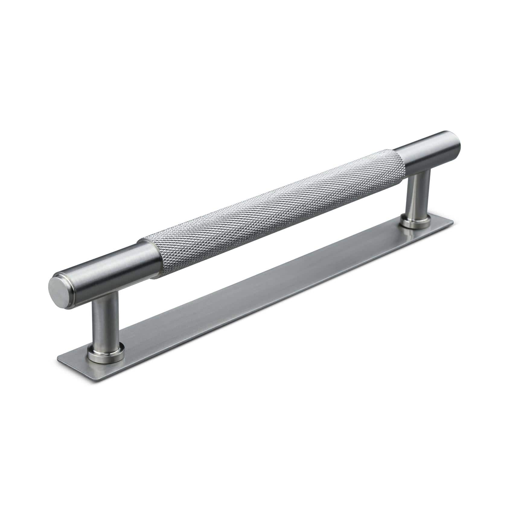 Salo Cross | Greb i Rustfrit Stål Finish med bagplade L 197 mm (C/C 160 mm) Theofils TF-10200267-BP FINICC