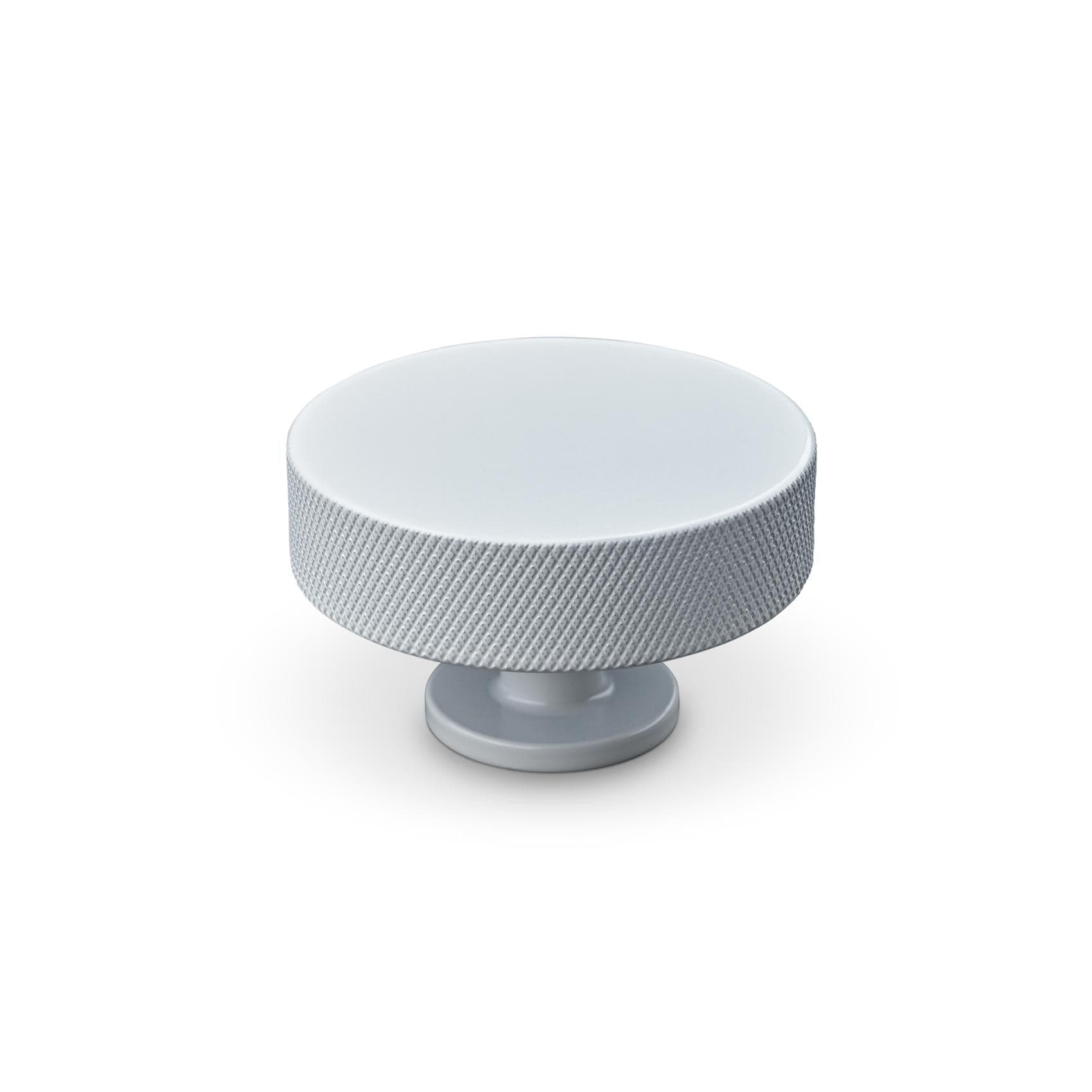 Sassari Cross | Knop i Mat Hvid Ø 50 mm x D 30 mm Theofils TF-10200211 FINICC