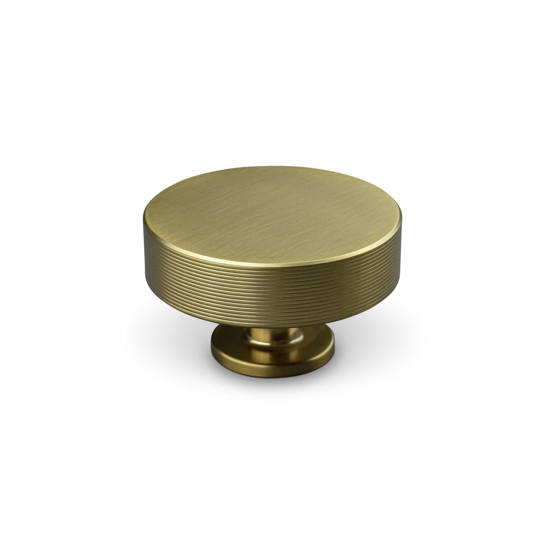 Sassari Stripe | Knop i Mat Messing Ø 50 mm x D 30 mm Theofils TF-10200221 FINICC