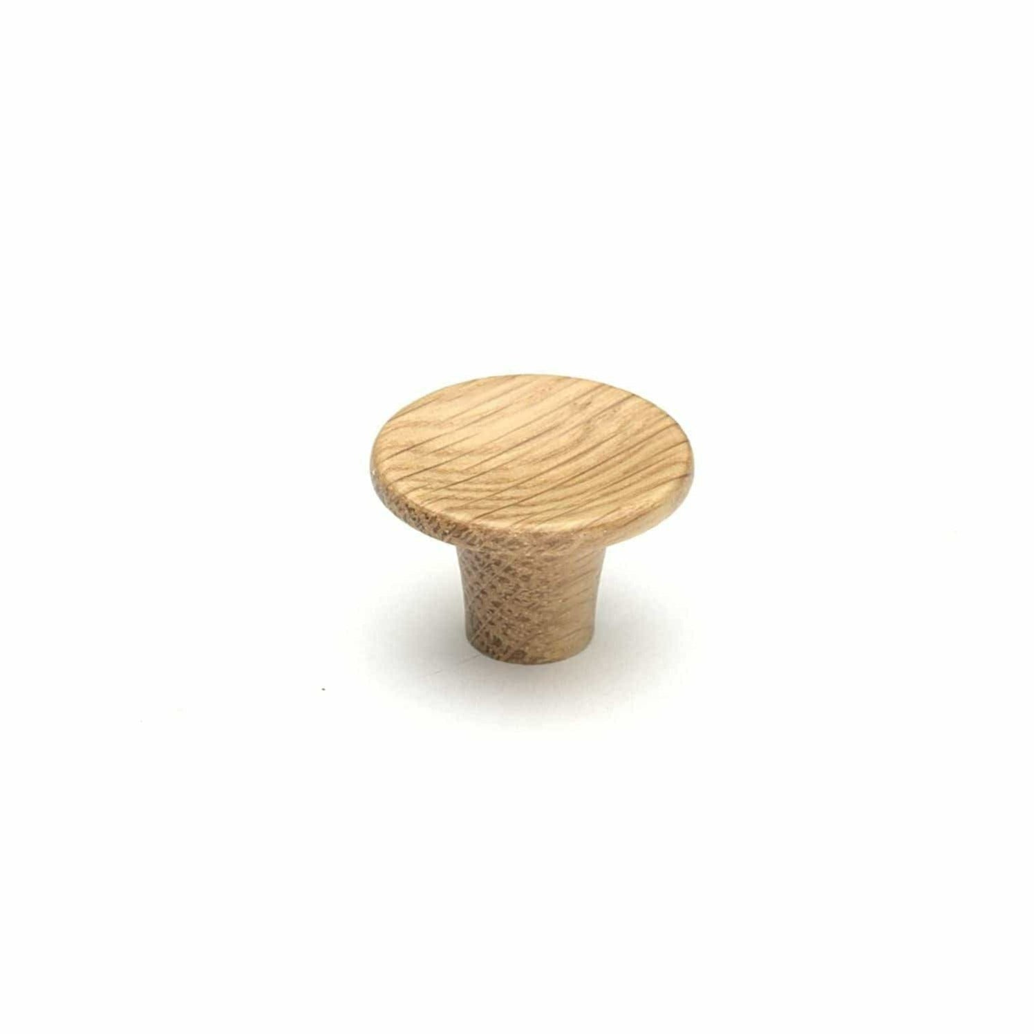Tuba | Møbelknop eller Knage i Lakeret Eg Ø 28 mm x D 19 mm Vonsild VS-109120028-052 FINICC
